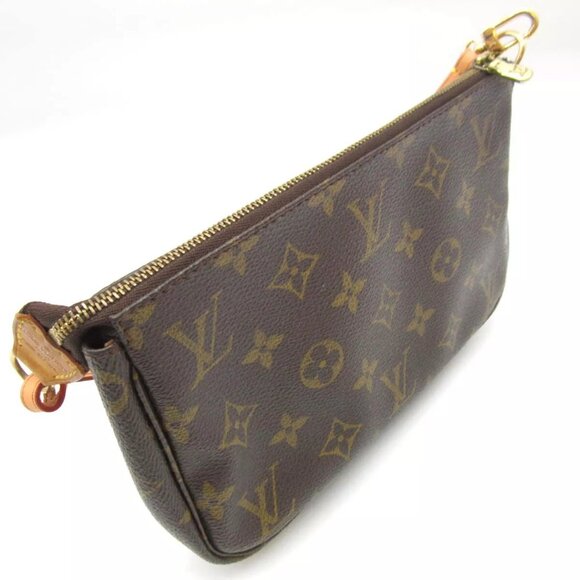 Authentic LOUIS VUITTON Accessory Pouch Pouch M51980 Monogram Canvas #603003 - Picture 13 of 16